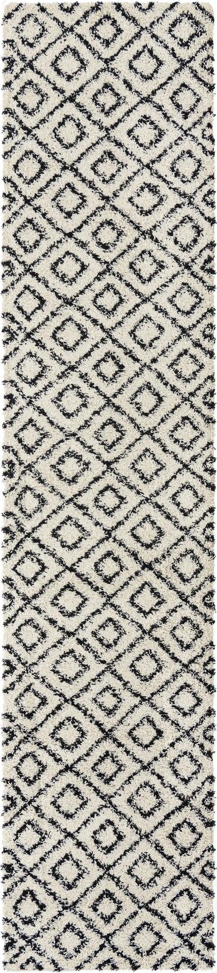 Primary image 3' 3 x 16' 5 Trellis Shag Runner Rug
