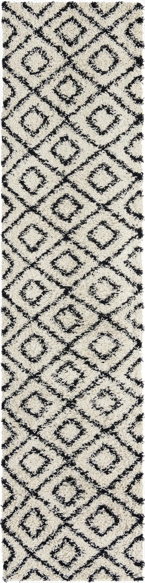 Primary image 2' 7 x 12' Trellis Shag Runner Rug