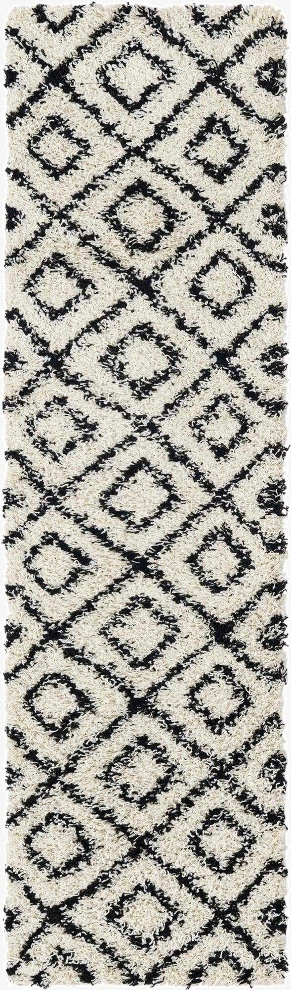 Primary image 2' x 8' Trellis Shag Runner Rug