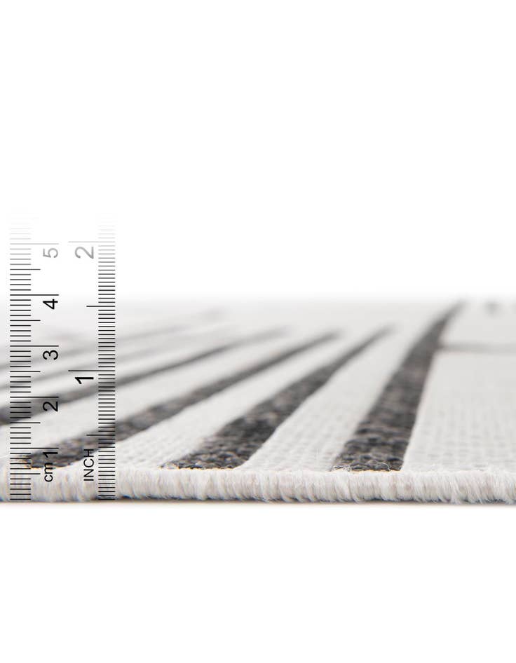 Detail image of 13' x 13' Easy-Clean Modern Indoor / Outdoor Square Rug