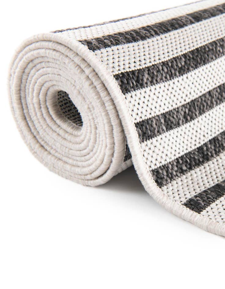 Detail image of 10' x 10' Easy-Clean Modern Indoor / Outdoor Square Rug
