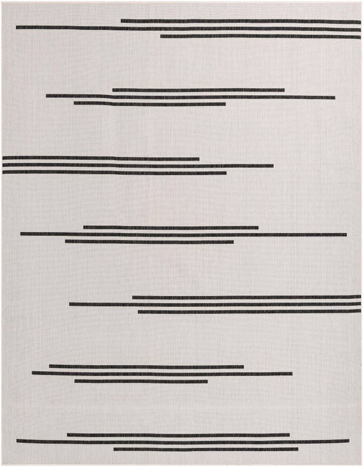 Detail image of 10' x 10' Easy-Clean Modern Indoor / Outdoor Square Rug