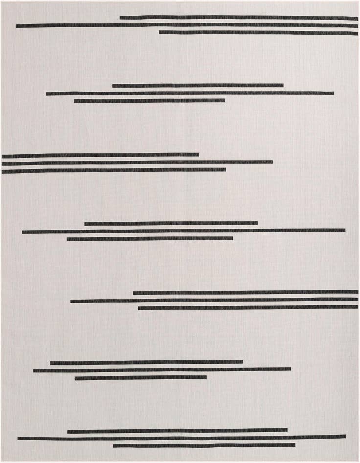 Detail image of 12' x 12' Easy-Clean Modern Indoor / Outdoor Square Rug
