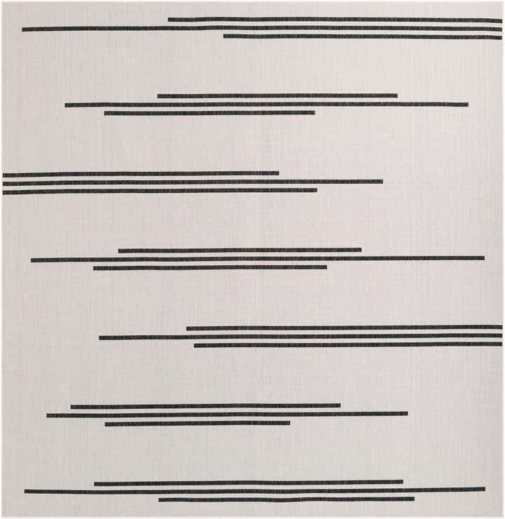 12' x 12' Easy-Clean Modern Indoor / Outdoor Square Rug