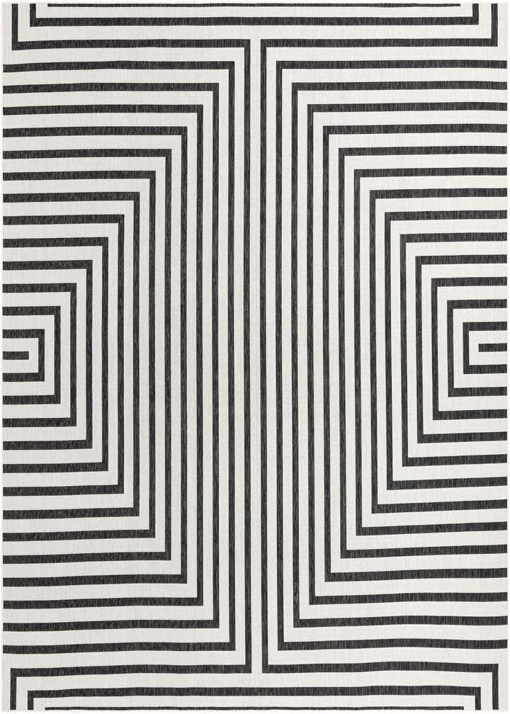 12' x 12' Easy-Clean Modern Indoor / Outdoor Square Rug