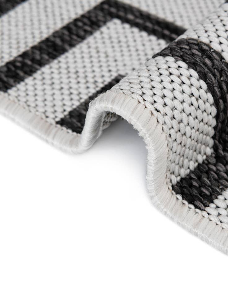 Detail image of 12' x 12'  Washable Modern Indoor / Outdoor Square Rug