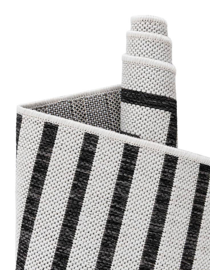 Detail image of 12' x 12'  Washable Modern Indoor / Outdoor Square Rug