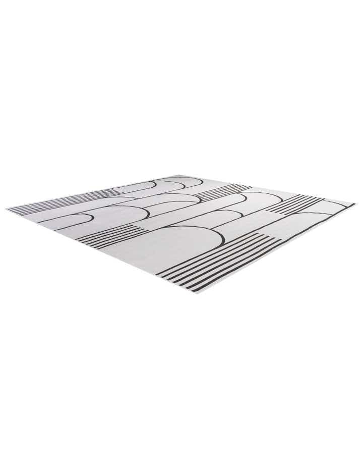 13' x 13' Easy-Clean Modern Indoor / Outdoor Square Rug