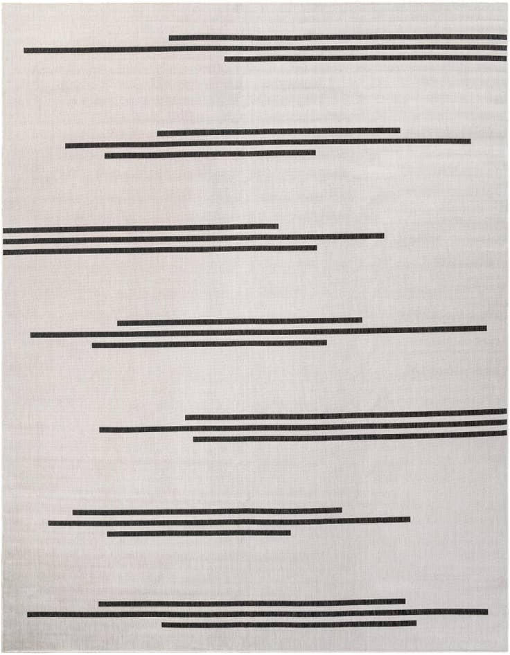 Detail image of 13' x 13' Easy-Clean Modern Indoor / Outdoor Square Rug