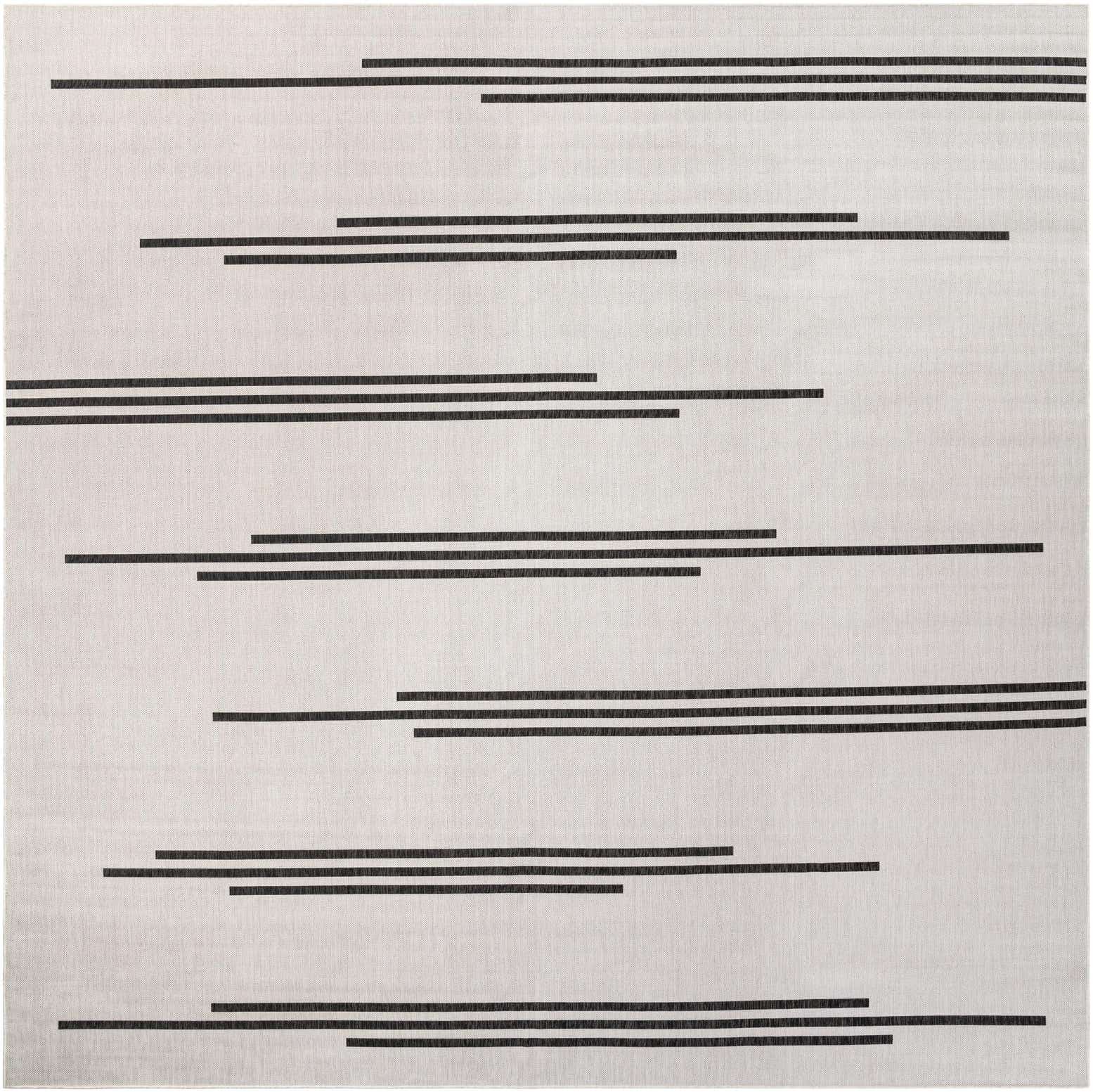 13' x 13' Easy-Clean Modern Indoor / Outdoor Square Rug