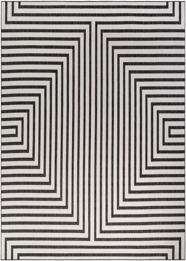 13' x 13' Easy-Clean Modern Indoor / Outdoor Square Rug