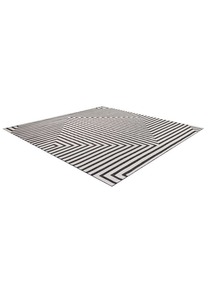 13' x 13' Easy-Clean Modern Indoor / Outdoor Square Rug