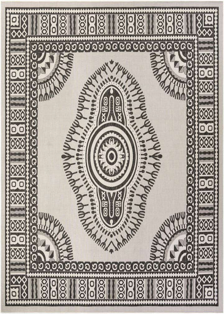 13' x 13' Easy-Clean Traditional Indoor / Outdoor Square Rug