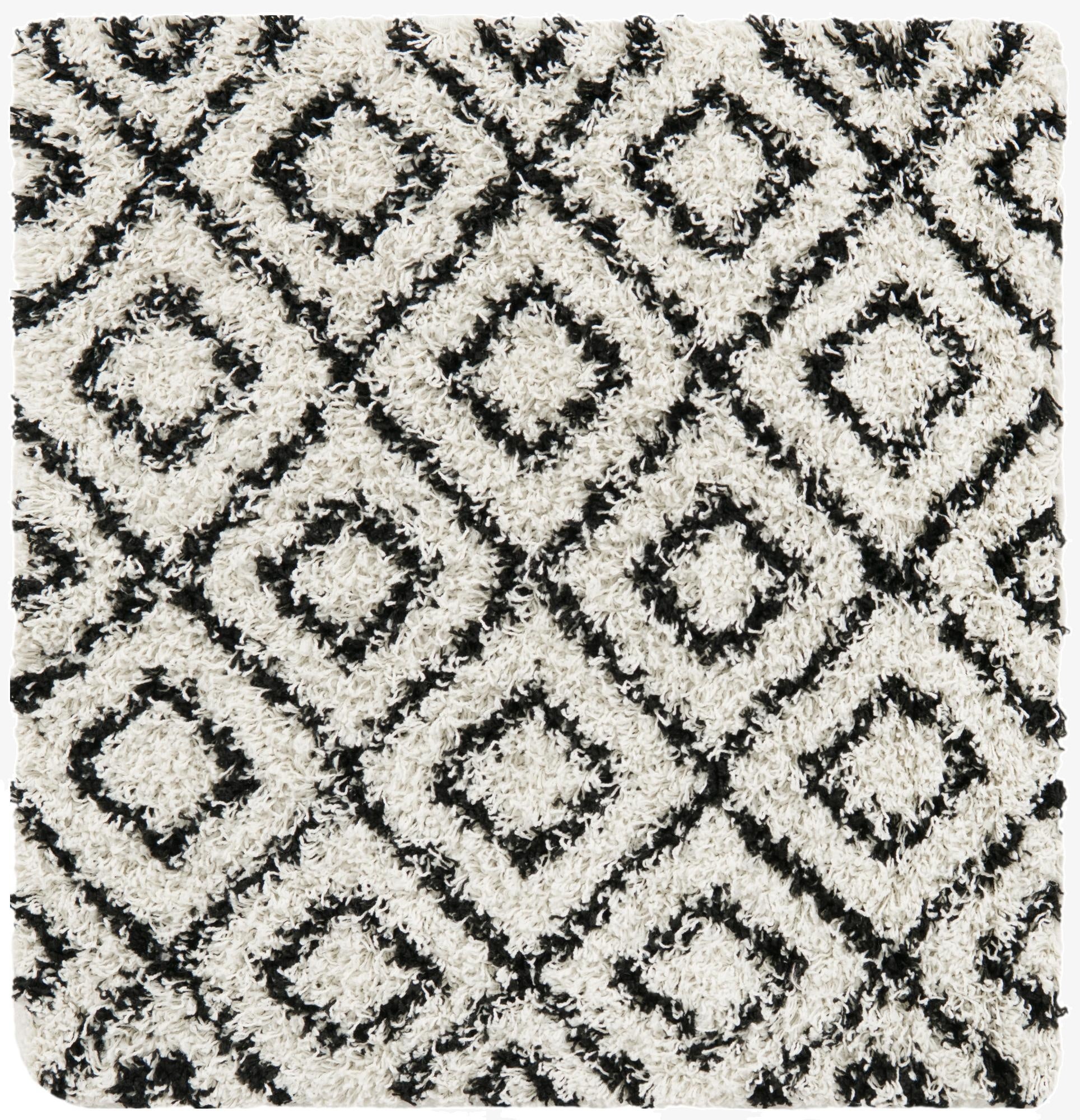 3' 3 x 3' 3 Trellis Shag Square Rug