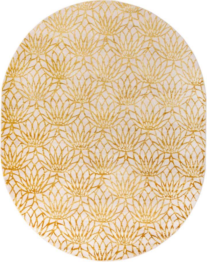 7' 10 x 10' Marilyn Monroe™ Glam Dahlia Oval Rug