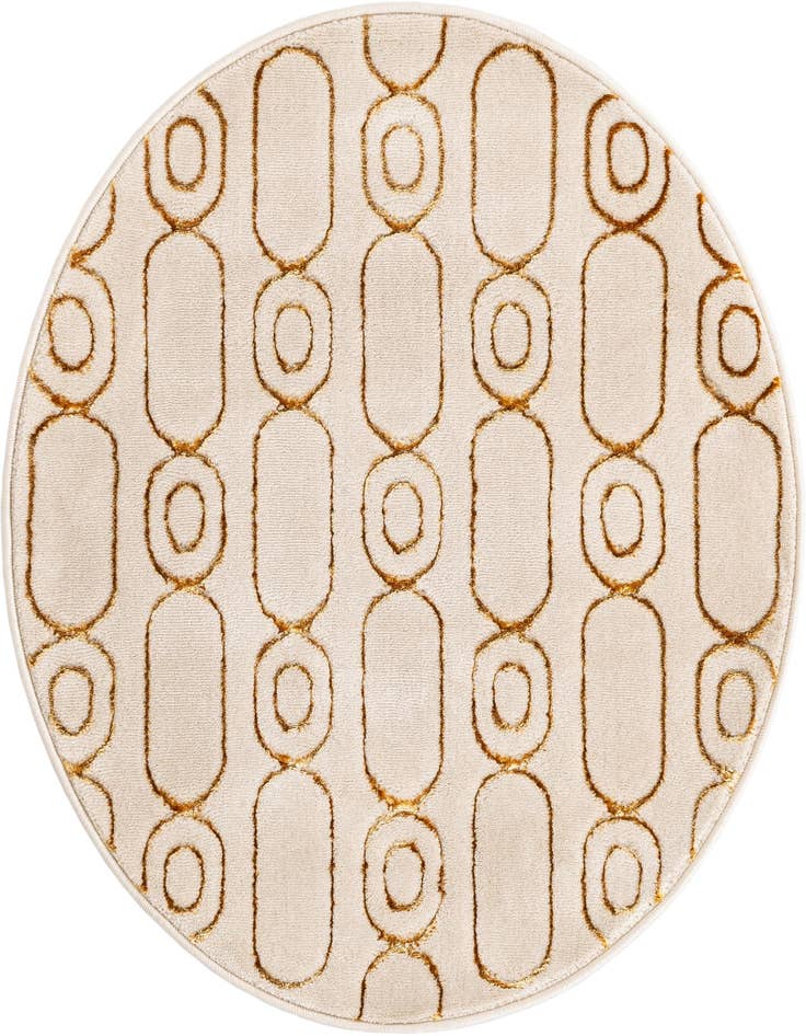 Detail image of 3' x 3' Vogue Geo Round Rug