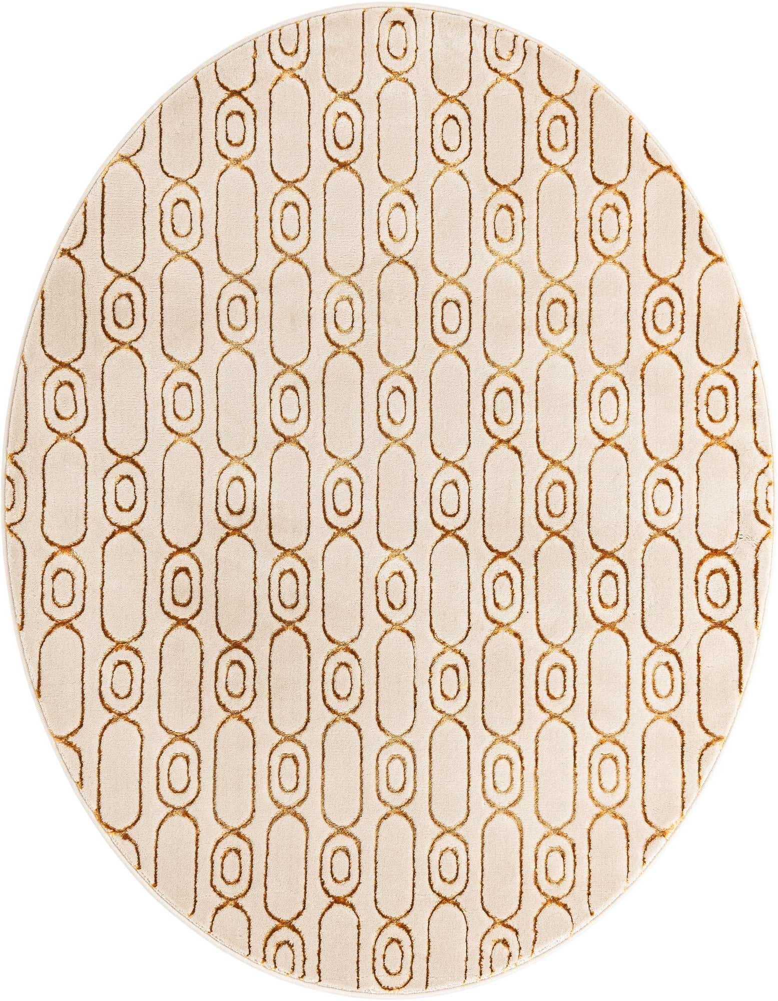6' x 6' Vogue Geo Round Rug
