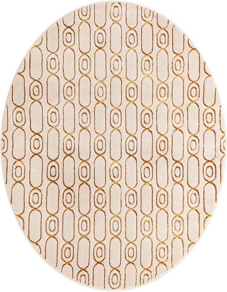 Detail image of 6' x 6' Vogue Geo Round Rug