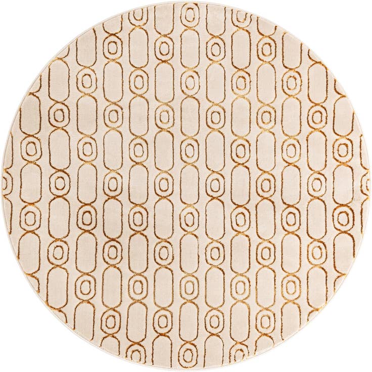 Detail image of 6' x 6' Vogue Geo Round Rug