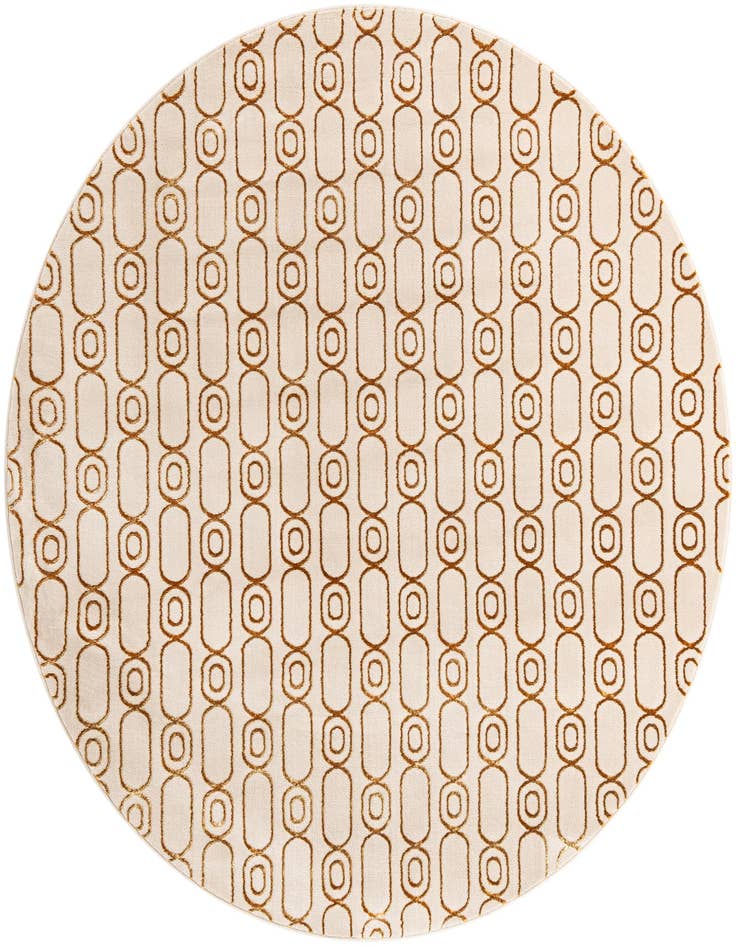 Detail image of 7' 10 x 7' 10 Vogue Geo Round Rug