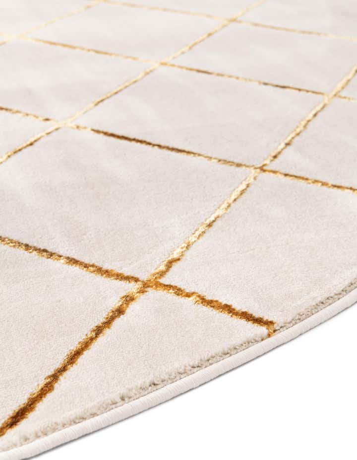 3' x 3' Vogue Geo Round Rug
