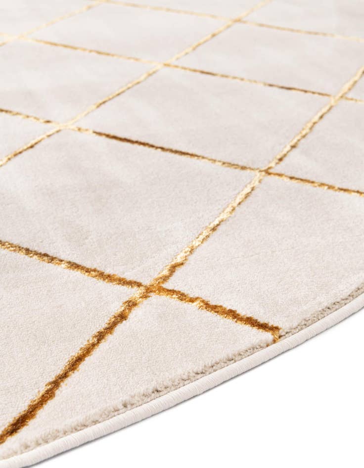 Detail image of 3' x 3' Vogue Geo Round Rug