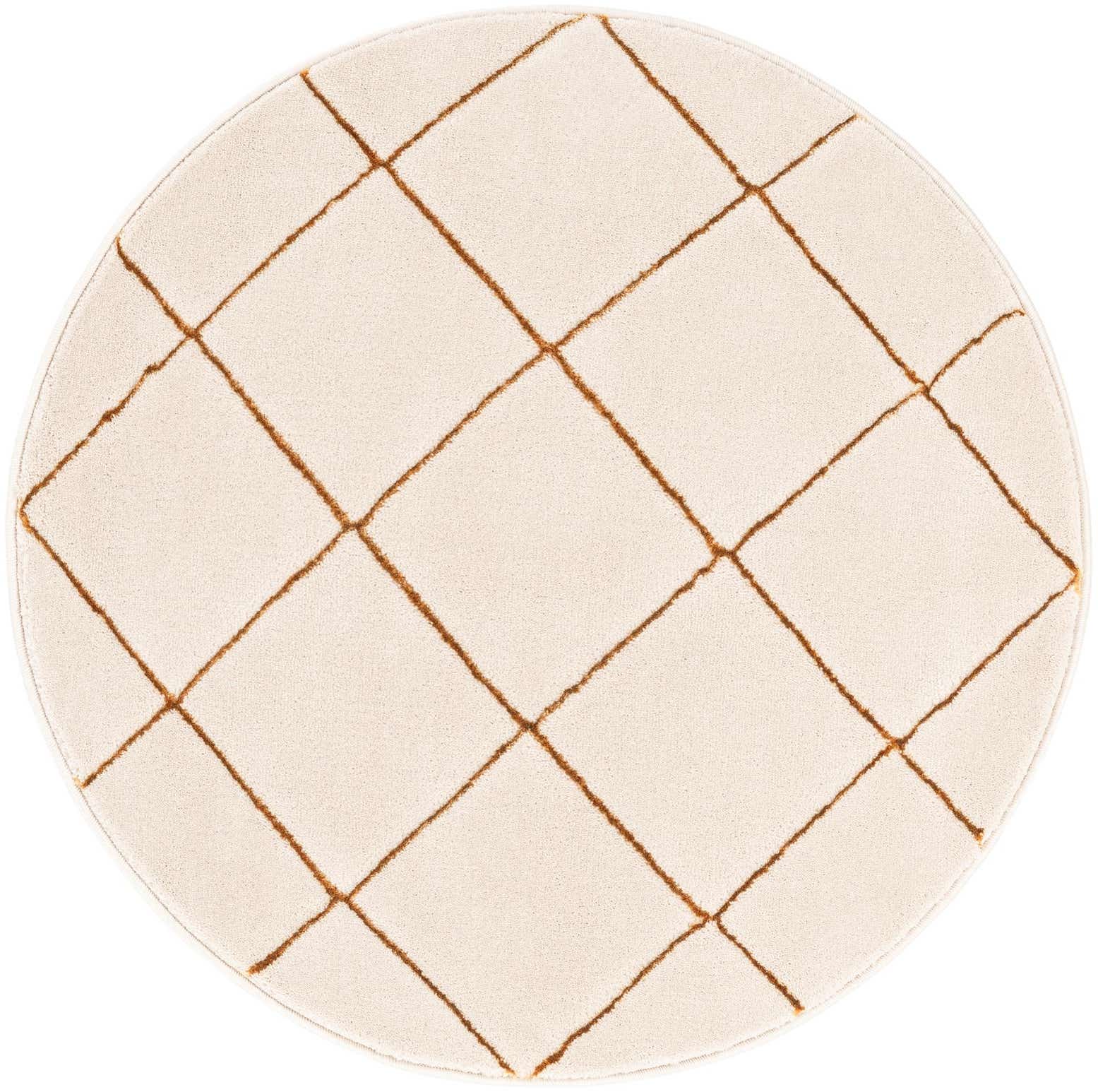 3' x 3' Vogue Geo Round Rug