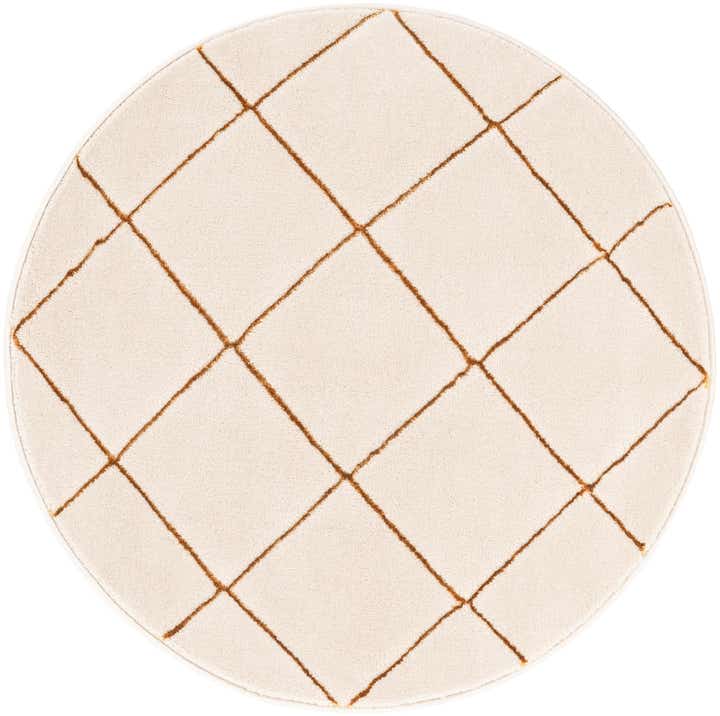 3' x 3' Vogue Geo Round Rug