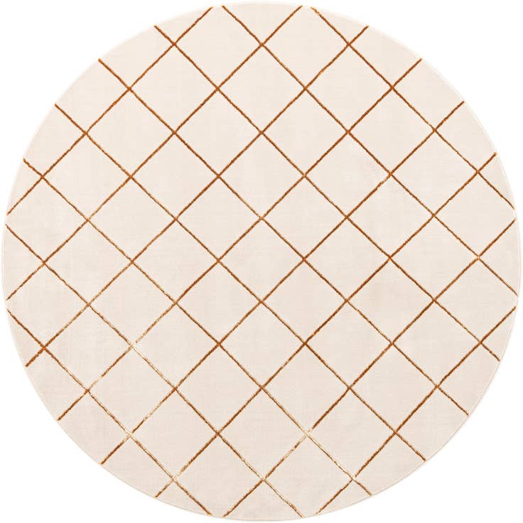 Detail image of 7' 10 x 7' 10 Vogue Geo Round Rug