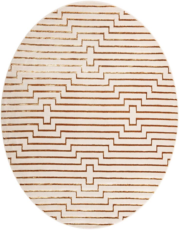 Detail image of 10' x 10' Vogue Geo Round Rug
