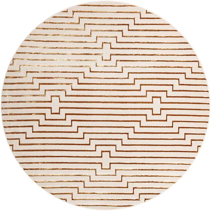 10' x 10' Vogue Geo Round Rug