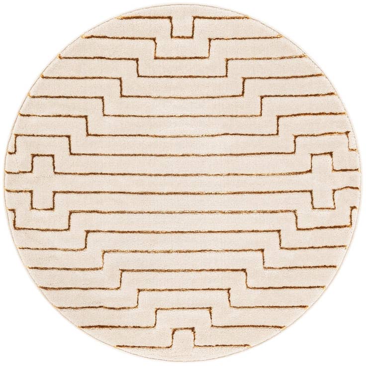 Detail image of 3' x 3' Vogue Geo Round Rug