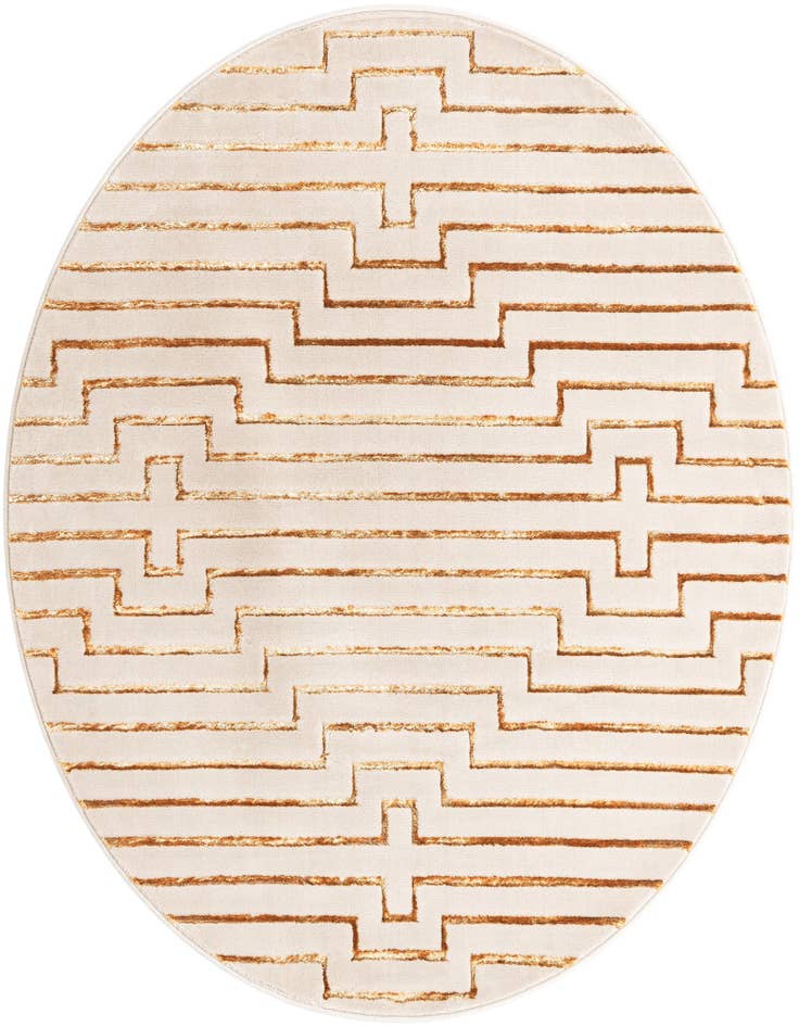 Detail image of 6' x 6' Vogue Geo Round Rug