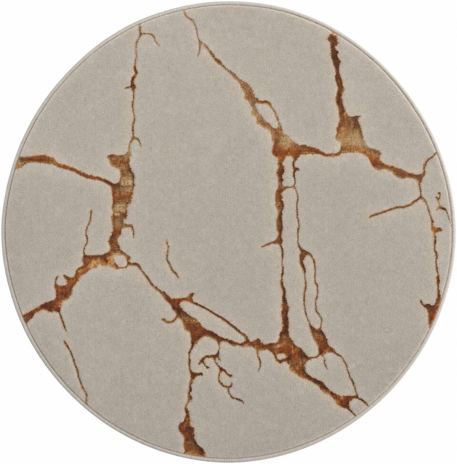 3' x 3' Vogue Geo Round Rug