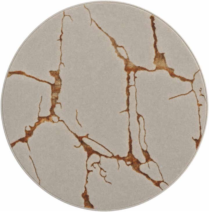 3' x 3' Vogue Geo Round Rug