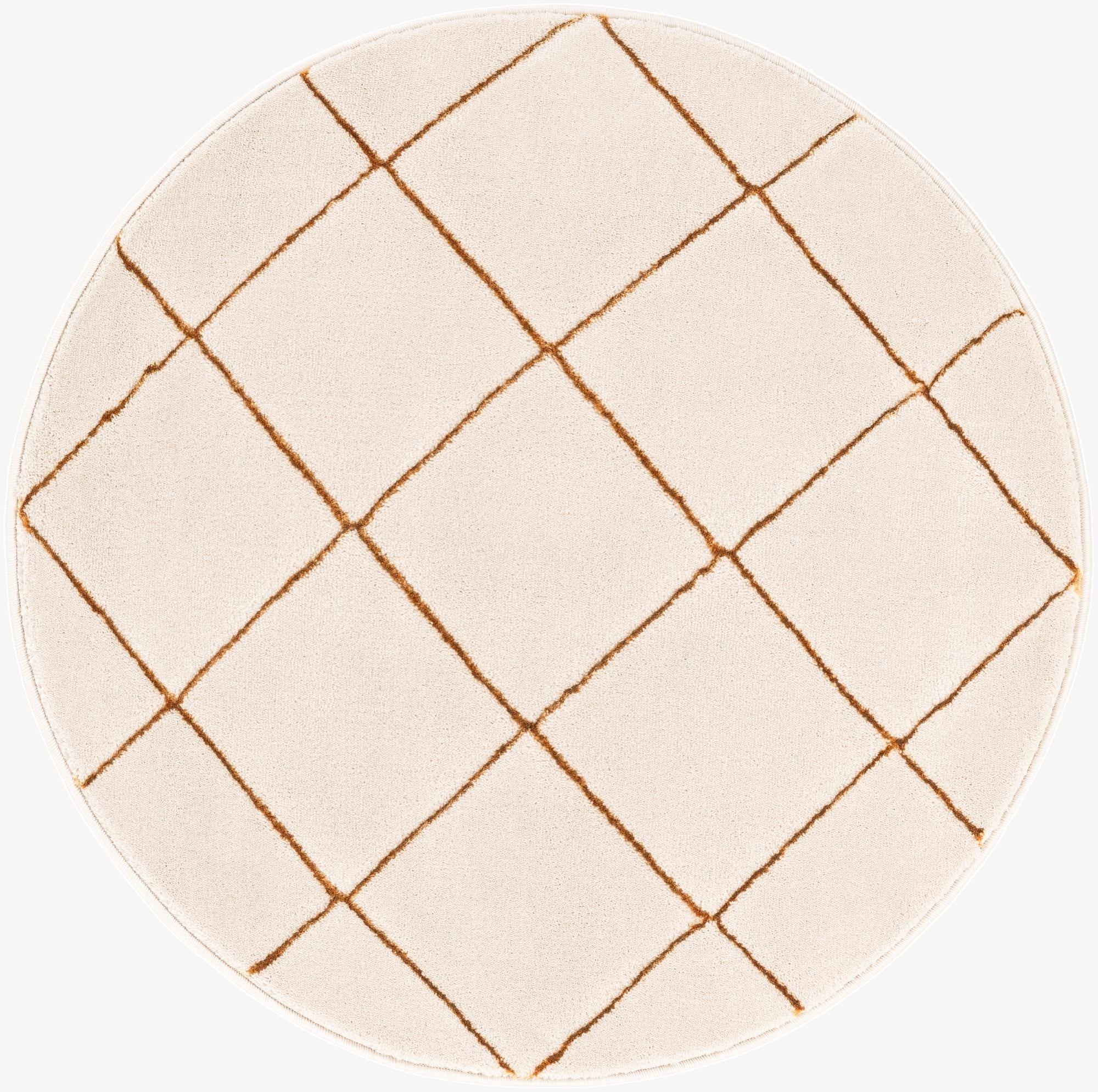 3' x 3' Vogue Geo Round Rug