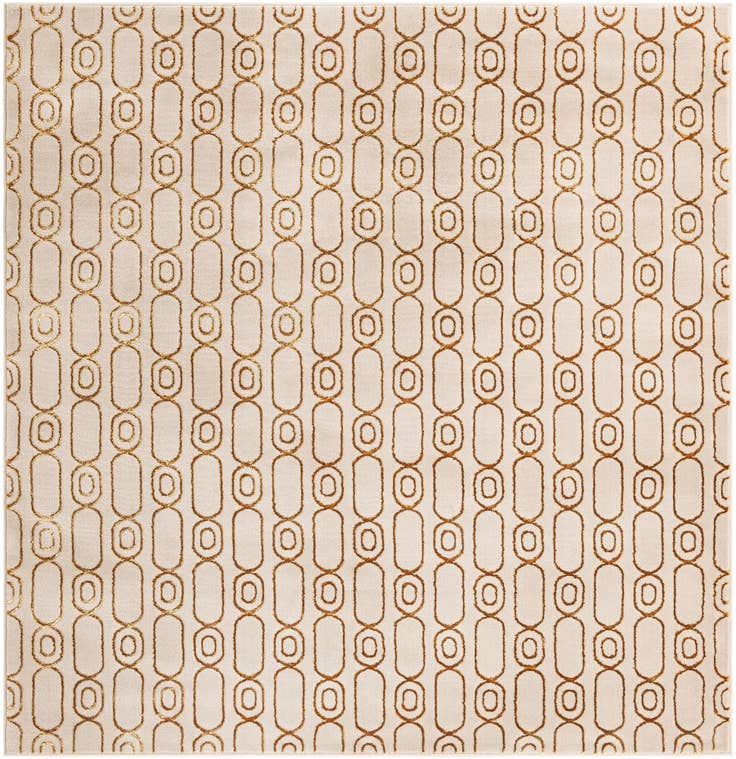 Detail image of 7' 10 x 7' 10 Vogue Geo Square Rug