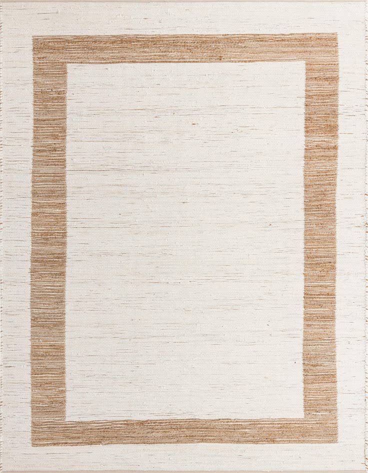 Detail image of 10' x 14' 1 Hand Woven Chindi Jute Rug