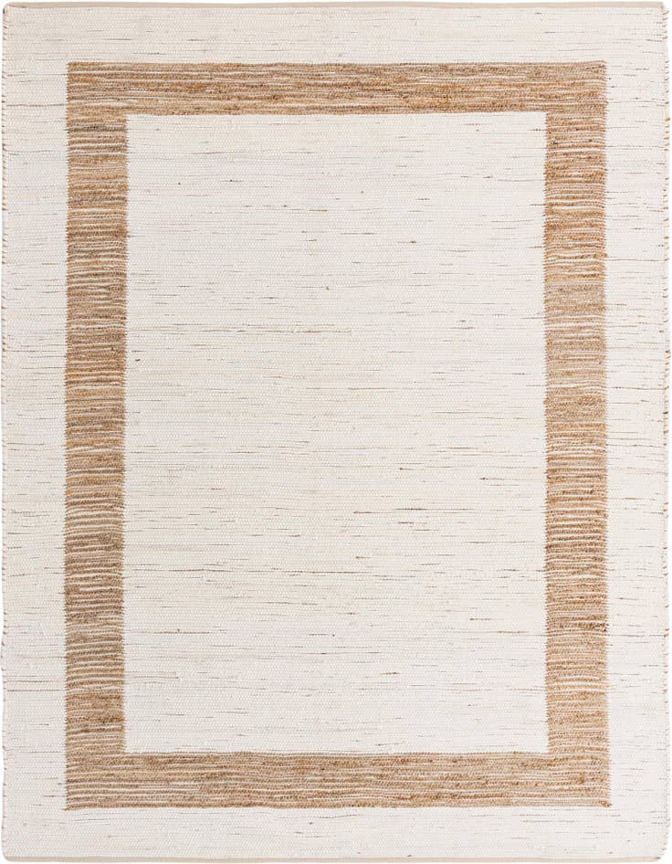 Detail image of 9' x 12' Hand Woven Chindi Jute Rug