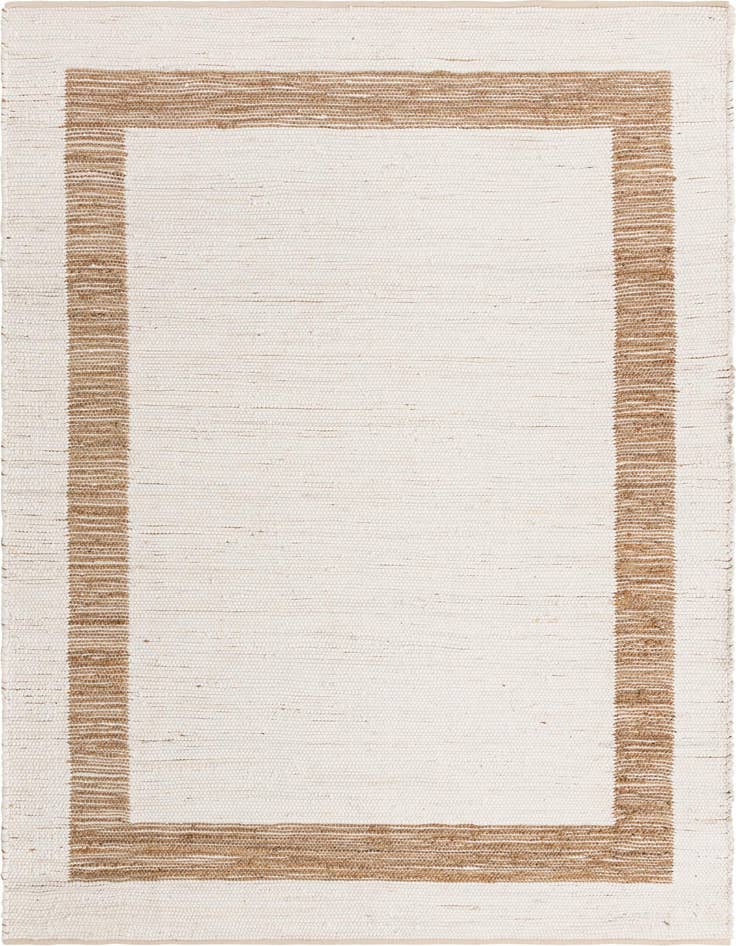 Detail image of 8' x 11' Hand Woven Chindi Jute Rug