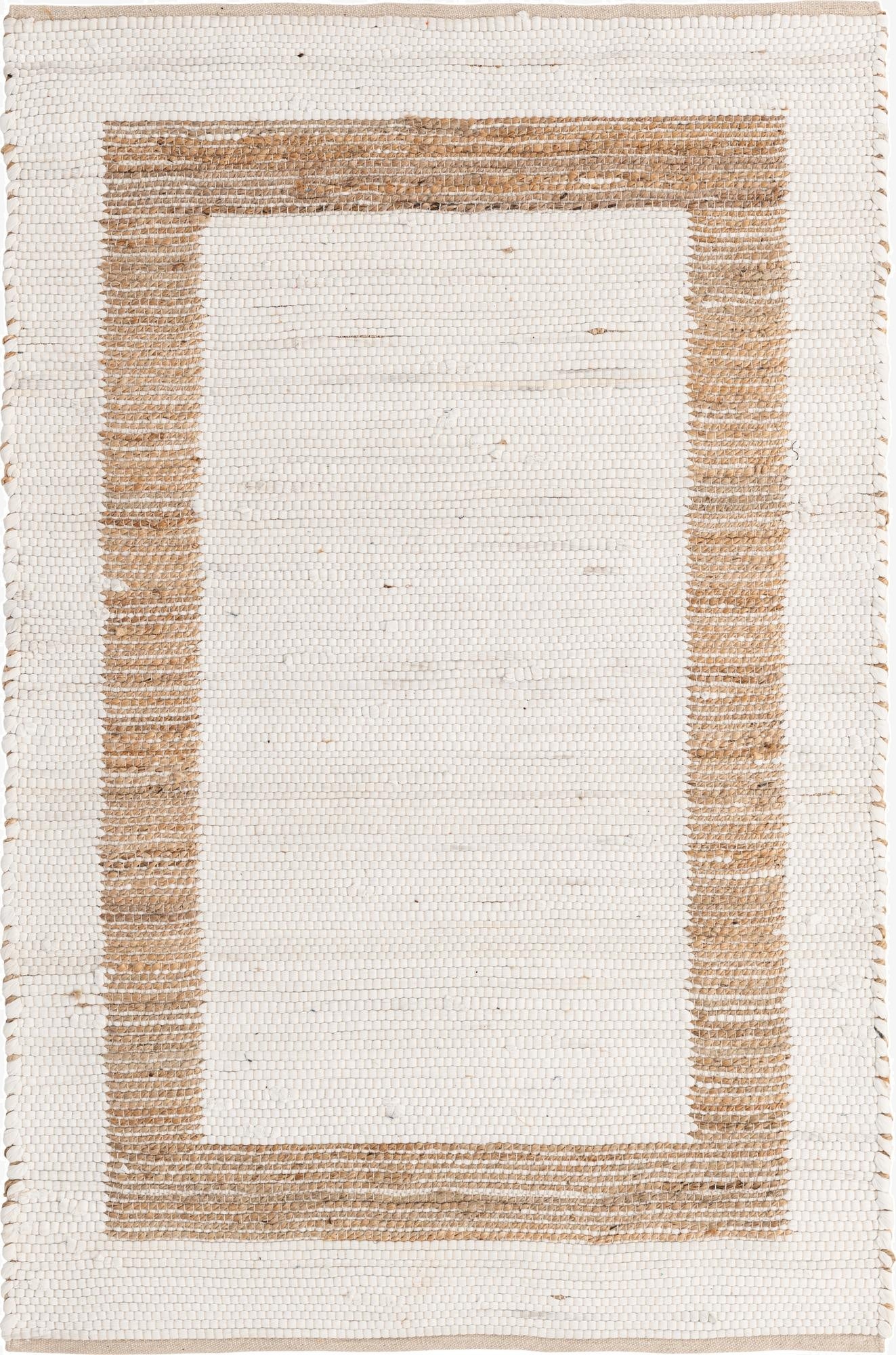 Primary image 4' 1 x 6' 1  Hand Woven Chindi Jute Rug