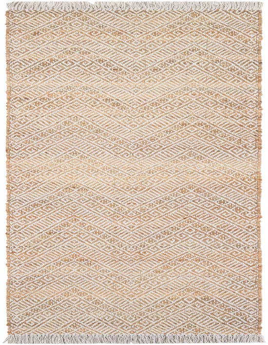Detail image of 2' 7 x 10' Handmade Braided Jute Runner Rug