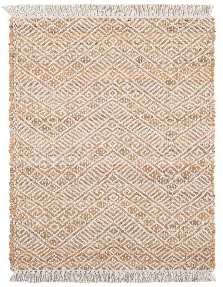 Detail image of 2' x 5' 1  Hand Braided Jute Runner Rug