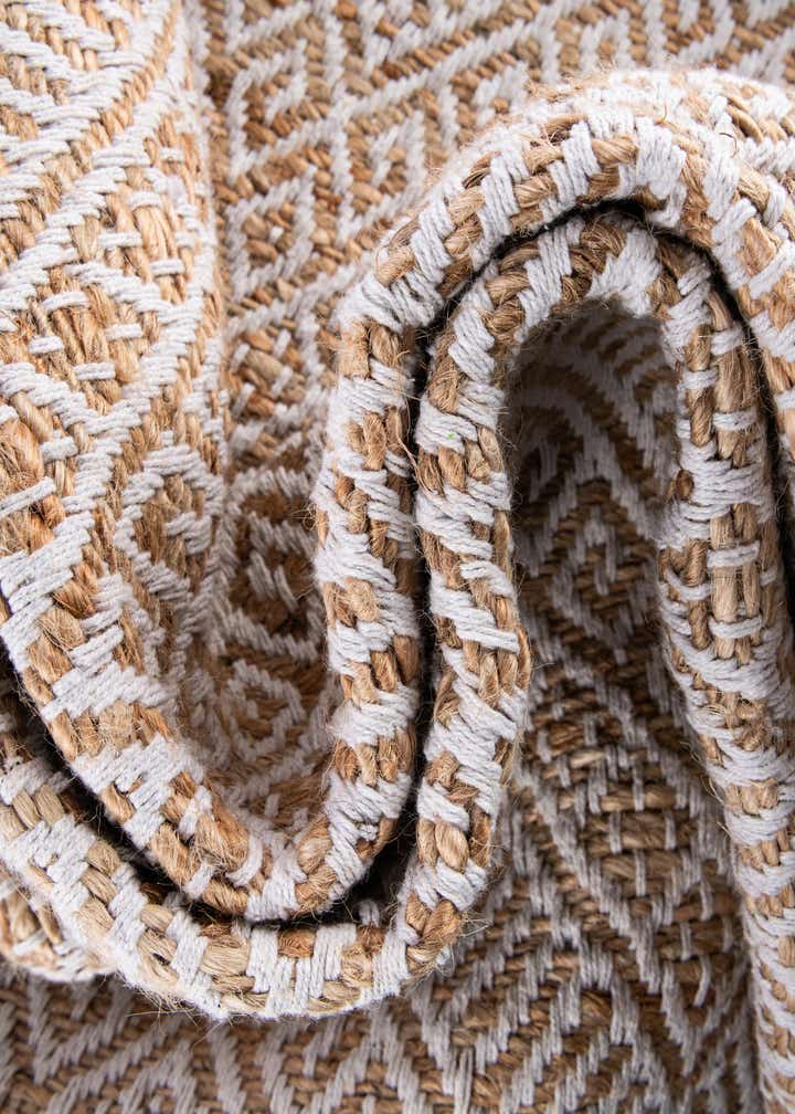2' 7 x 10' Handmade Braided Jute Runner Rug