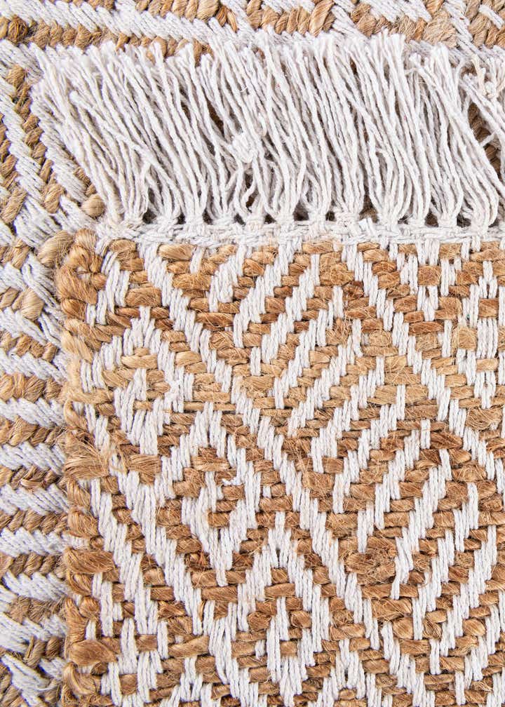 2' 7 x 10' Handmade Braided Jute Runner Rug