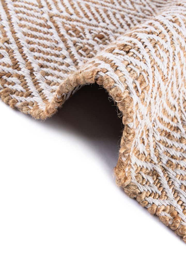 2' 7 x 10' Handmade Braided Jute Runner Rug