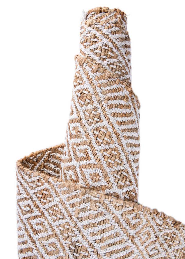 2' 7 x 10' Handmade Braided Jute Runner Rug