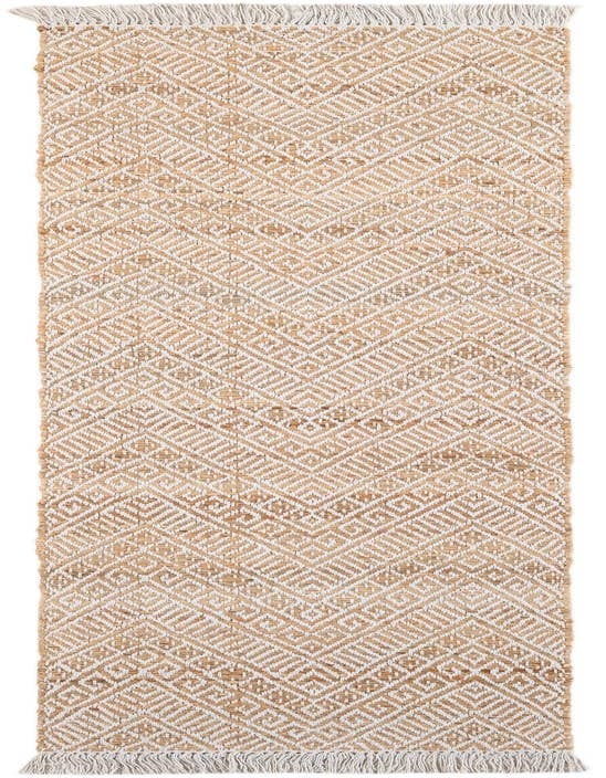 Detail image of 2' x 8'  Hand Braided Jute Runner Rug