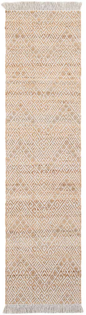 2' x 8' Handmade Braided Jute Runner Rug