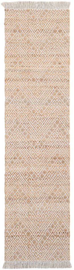 Detail image of 2' x 8' Handmade Braided Jute Runner Rug
